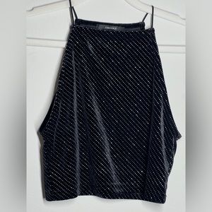 Forever 21 - Black and silver evening blouse 💎